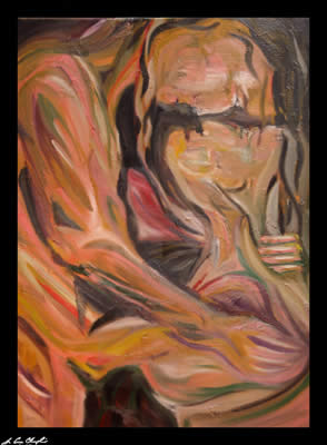 In the Heat of Passion by Champlin nude abstract representational erotica