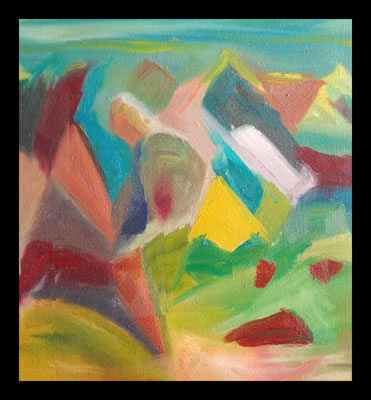 Lighthouse of Maine coastal seascape of downeast new england oil painting by champlin abstract landscape