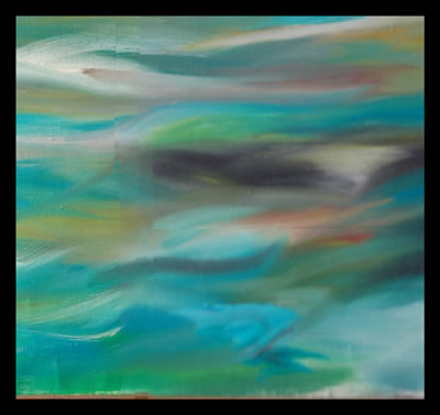 torrent of the sea by champlin seascape coastal maine artist